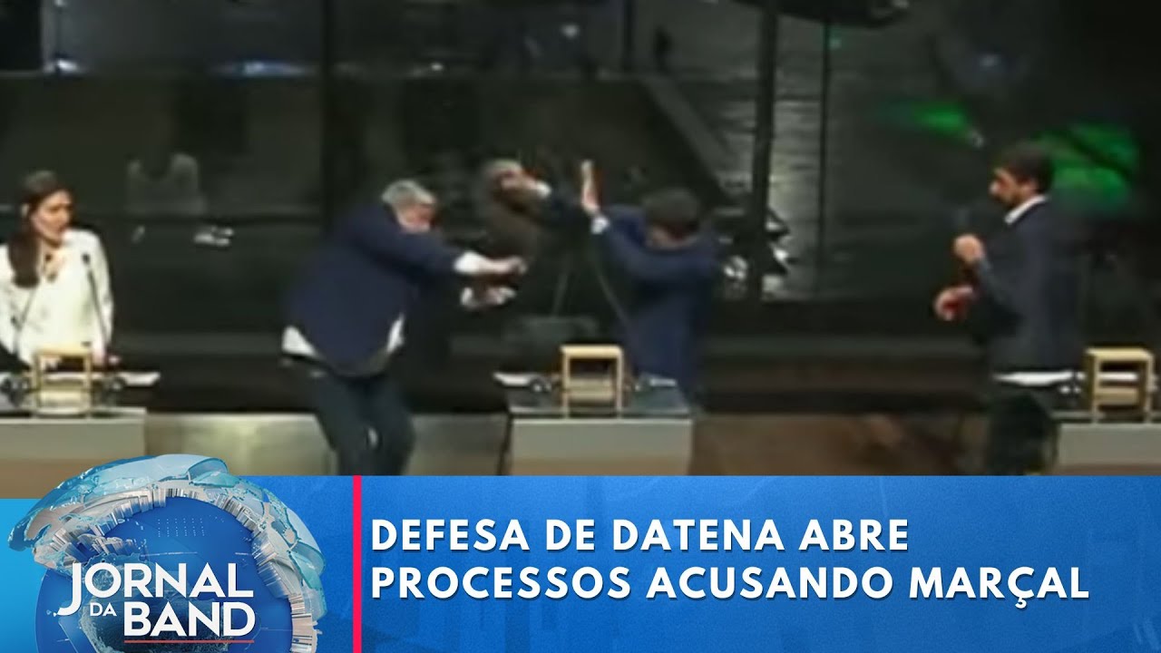 Defesa de Datena abre processos acusando Marçal de calúnia, difamação e injúria após cadeirada