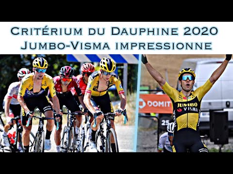 CRITÉRIUM DU DAUPHINÉ 2020 ÉTAPE 1 - JUMBO-VISMA ET VAN AERT TROP FORTS !
