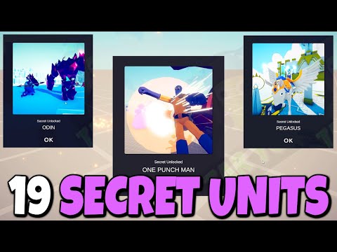 TABS - How to Unlock ALL 19 Secret Units in Hidden Units Mod by Team Grad