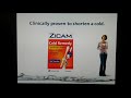 Zicam TV Commercial Dec 2008