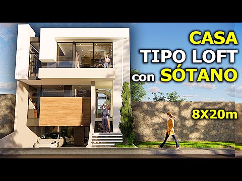 Video del proyecto 8 x 20 House Plans with Basement