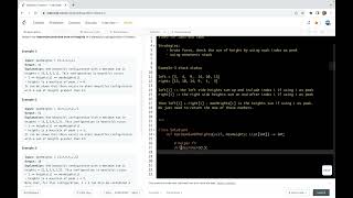 YouTube video 'leetcode 2865 [Google]. Beautiful Towers I - decrement check'