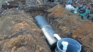 DIY septic system for your retreat property!