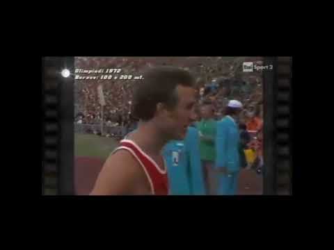 1972 Munich 100m  heat 2 Borzov ,3 of 5 quarterfinals ,semi final 2 and final 10.14 V Borzov 1.9.72