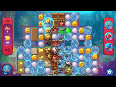Fishdom 7210 Hard Level - 12 moves - NO BooSTERS