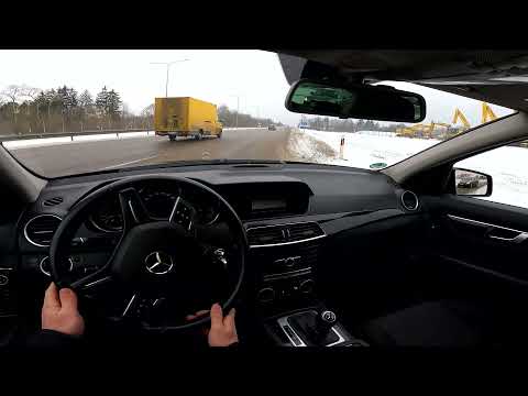 2013 Mercedes-Benz C-class C 200 CDI 136 Hp POV Test Drive @DRIVEWAVE1