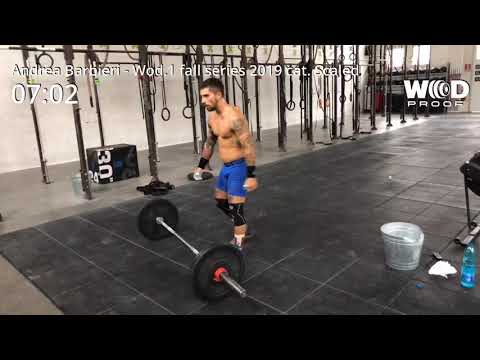 Andrea Barbieri - Wod1 Fall Series 2019 cat. Scaled