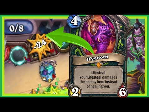 Il'gynoth OTK by TURN 8!? | Lifesteal OTK Demon Hunter | Hearthstone