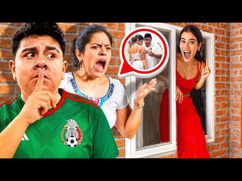 I SNUCK HER INTO MY HOUSE Ft @sarasaffari  ( SHE MET MY MEXICAN MOM 😈🇲🇽)