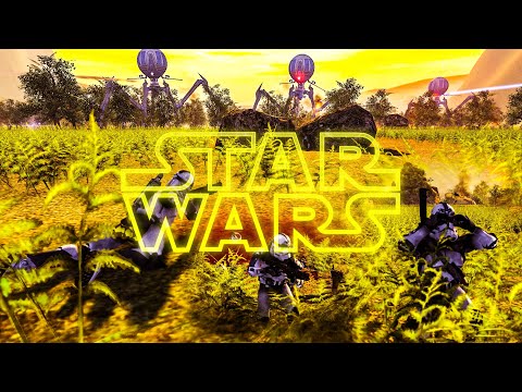 104th Battalion take on Tri Droids! | Men of War Assault squad 2 (ULTIMATE STAR WARS MOD)