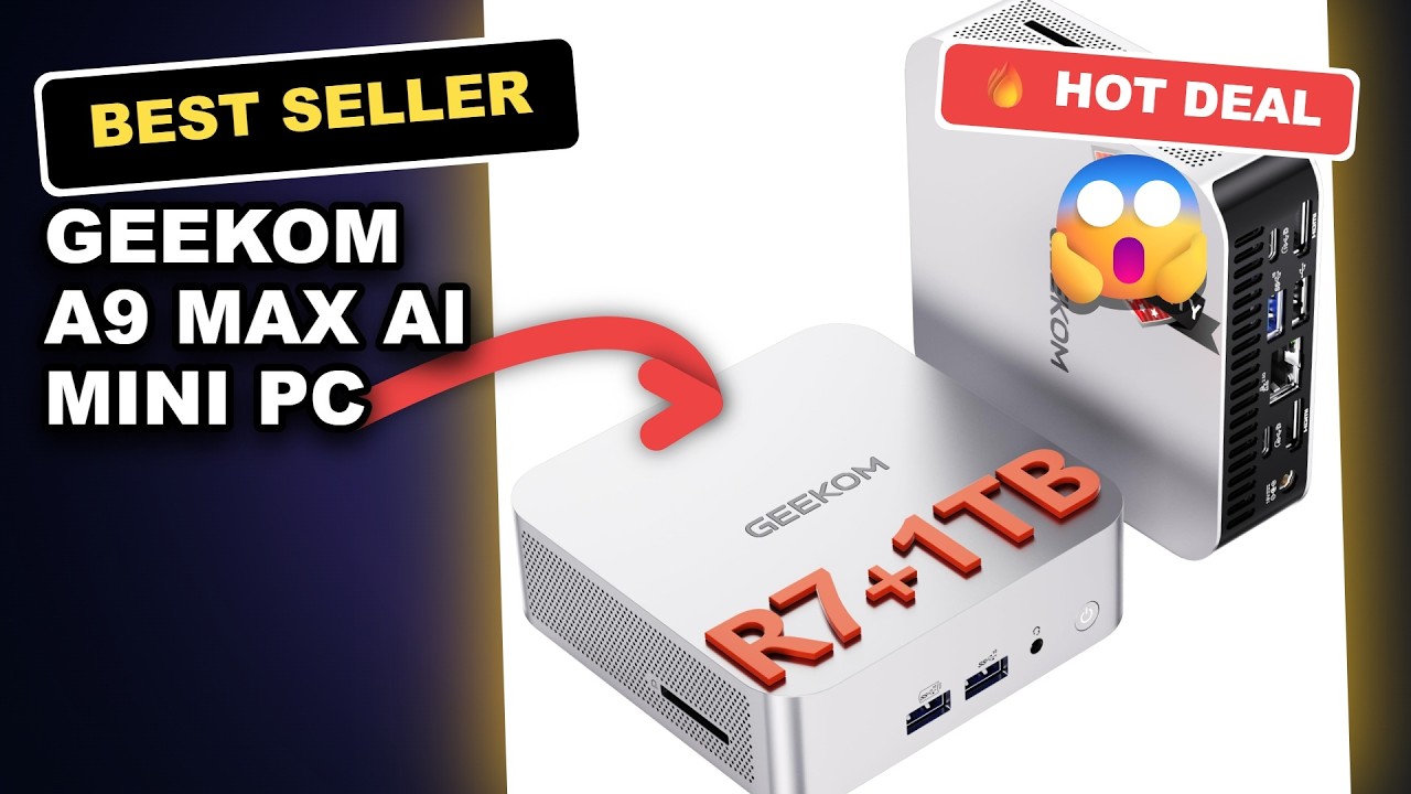 GEEKOM A9 Max AI Mini PC Review: Is the Ryzen AI 9 Powerhouse Worth It? review video