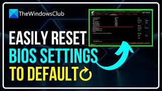 How to  RESET BIOS SETTINGS TO DEFAULT on Any Computer [EASY METHOD]