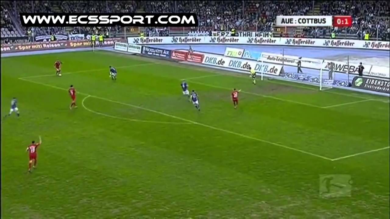 Aue 1-2 Energie Cottbus (2. Bundesliga)
