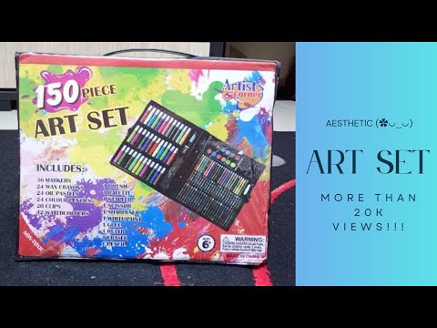 The Artist’s Corner 150 Piece Art Set Unboxing!!!