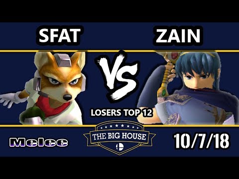 TBH8 SSBM - CLG | SFAT (Fox) Vs. PG | Zain (Marth) - Smash Melee Losers Top 12