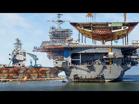 Inside the Crazy Construction of Newest US Navy $13 Billion Aircraft Carrier