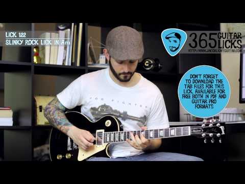 Lick 122/365 - Slinky Rock Lick in Am | 365 Guitar Licks Project