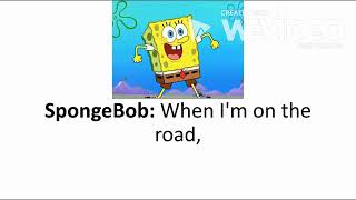 spongebob -Road song (lyrics)