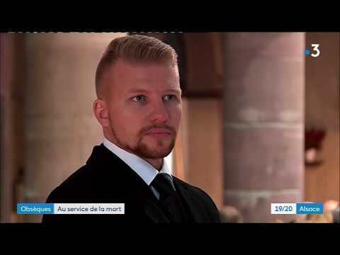 Quentin Berthold . Maître de cérémonie, Pompes funèbres Lantz