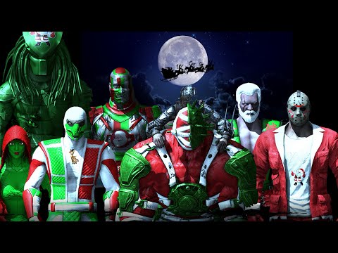 Mortal Kombat X - Christmas Pack Costumes / Skins *PC Mod* (1080p 60FPS) Video
