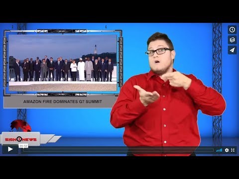 Amazon fire dominates G7 Summit (ASL - 8.26.19)