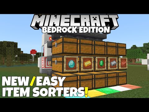 silentwisperer - Minecraft Bedrock: New Item Sorter! Simple, Cheap, Reliable! MCPE Xbox PC Ps4 Switch