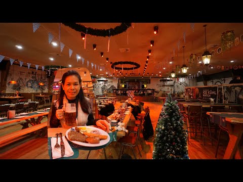Julefrokost at Biergarten Blåvand, Denmark 🇩🇰