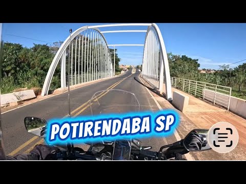 Passando no Centro de Potirendaba Sp / sentido Ibira Sp 