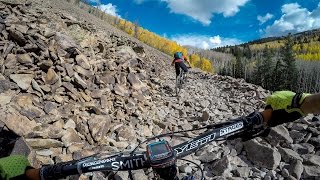 Nate Hills and Mike Hall negotiate all the primitive trail gnar Hell's can thow at them!