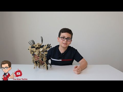 the Igen Techie unboxing and reviewing The Transformers Dream Factory GOD 9 Bonecrusher