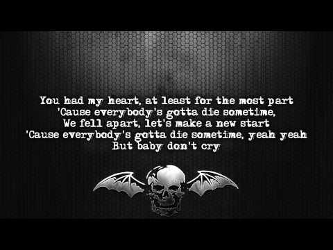 Avenged Sevenfold - A Little Piece Of Heaven [Lyrics on screen] [Full HD]