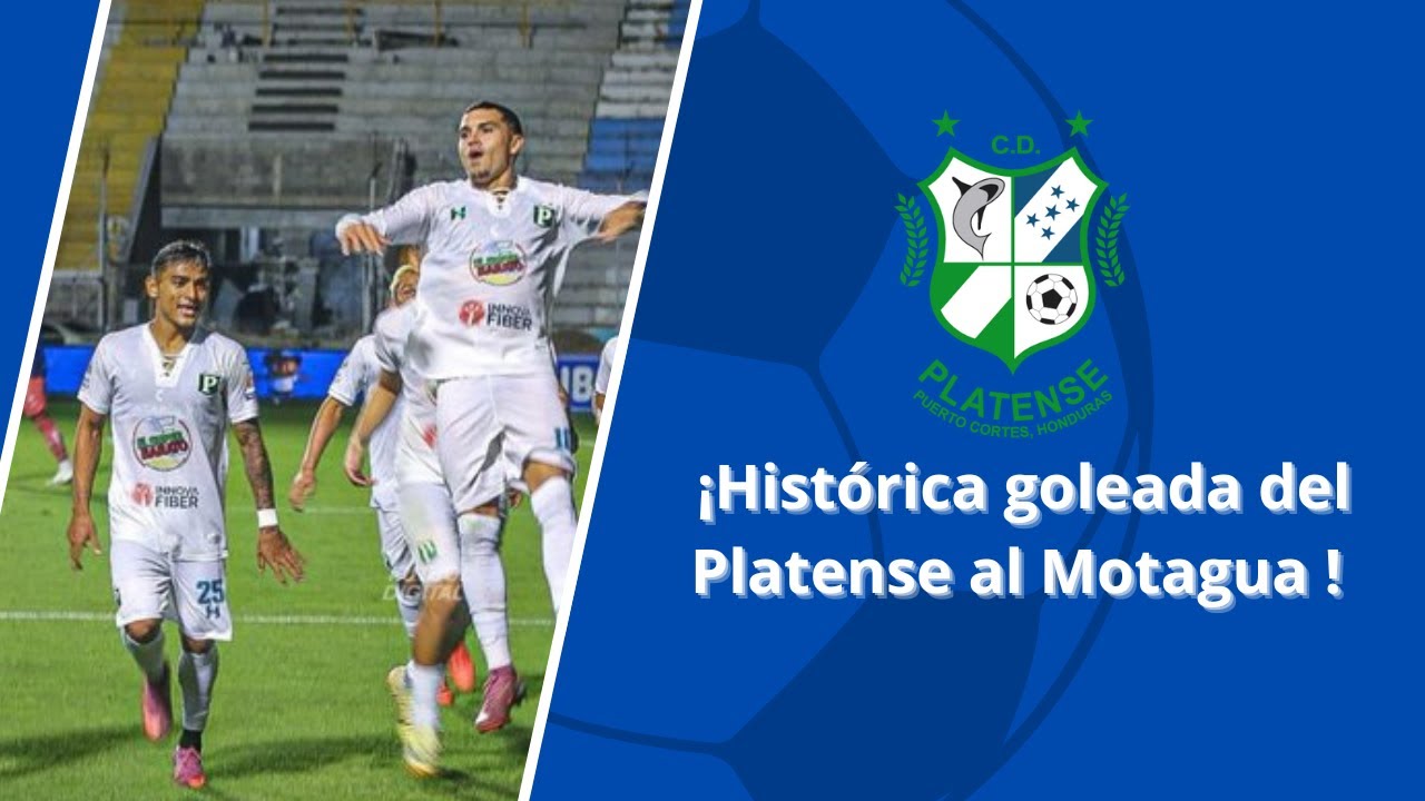 ¡Platense goleó al Motagua y logró varios récords!
