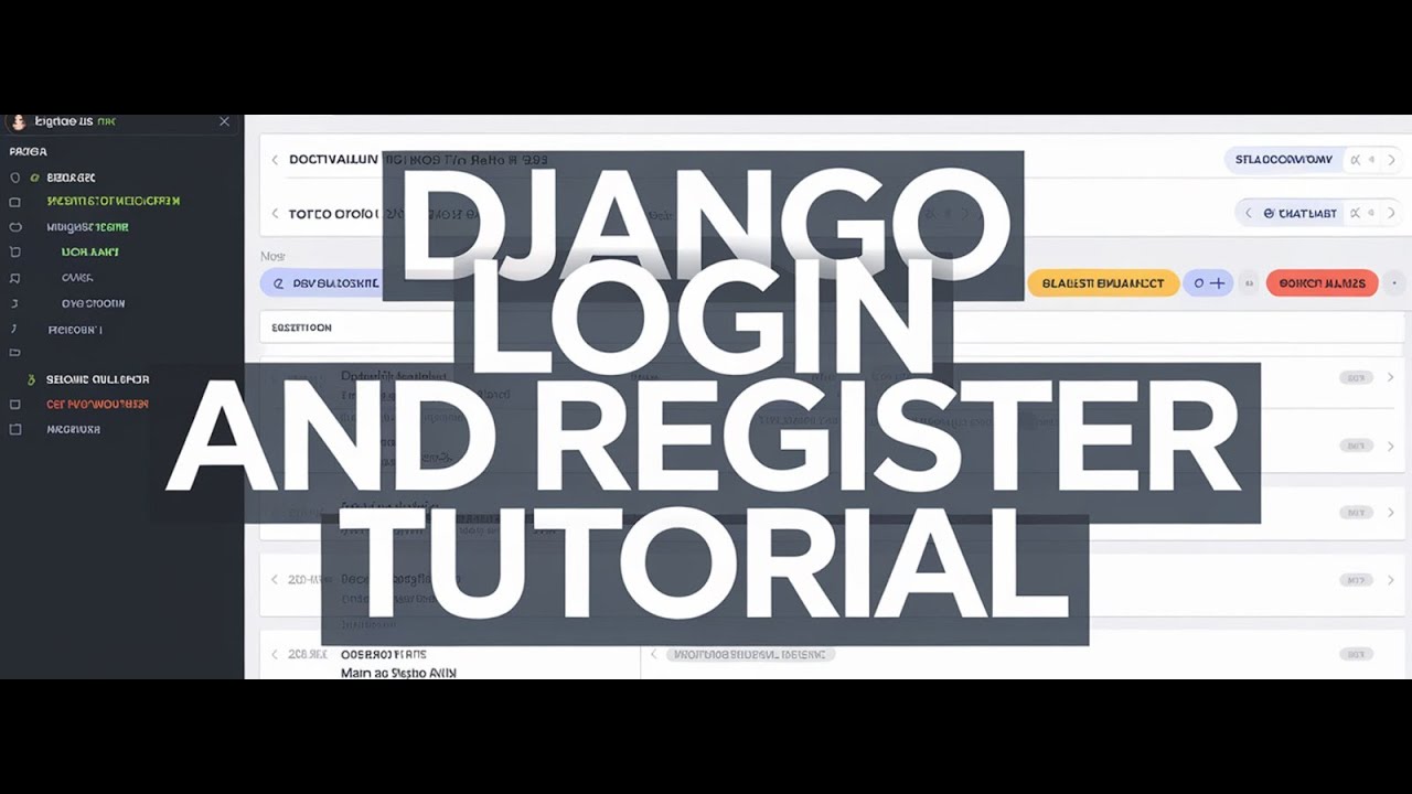 Django Login and Registration Tutorial for Beginners | Step-by-Step Guide