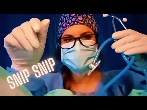 ASMR  MENS SURGEY DOWN STAIRS  sleep aid  roleplay  SLEEP TRIGGERS  MEDICAL GLOVES