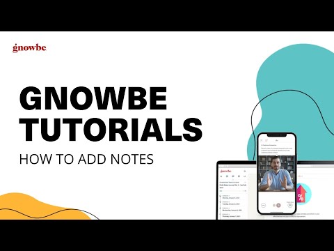 How To Add Notes