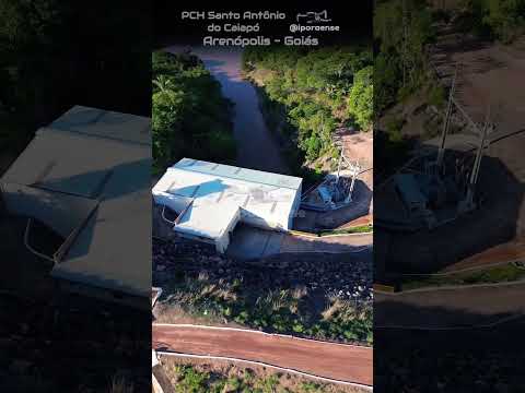 ARENÓPOLIS GOIÁS, PROJETO VISÃO AÉREA - PCH SANTO ANTÔNIO DO CAIAPÓ (PCH RIALMA).