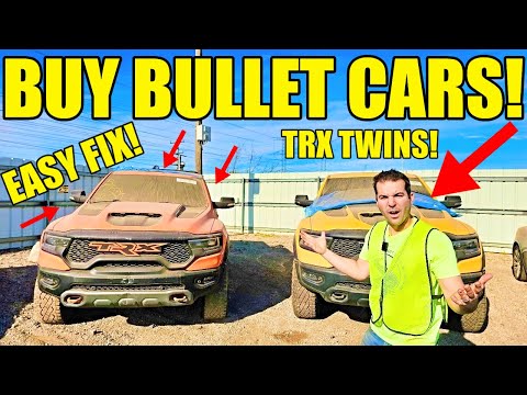 Why Buying Totaled Bullet Hole Cars Is The BEST Deal At the Salvage Auction! EASY Fix For Anyone!