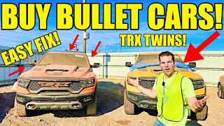 Why Buying Totaled Bullet Hole Cars Is The BEST Deal At the Salvage Auction! EASY Fix For Anyone!
