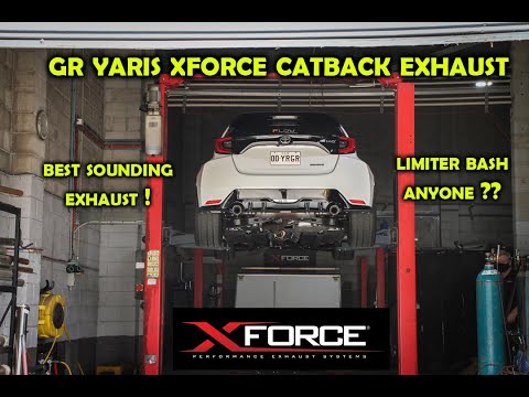 GR Yaris Best Sounding Exhaust !! XFORCE Exhaust Catback
