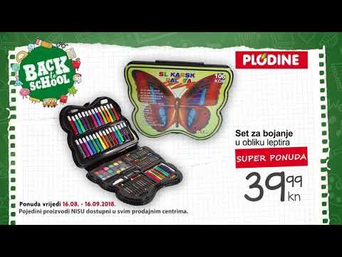 Plodine akcija Back to school do 16.09.2018.