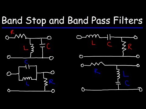 RLC Band Stop Filters and Band Pass Filters