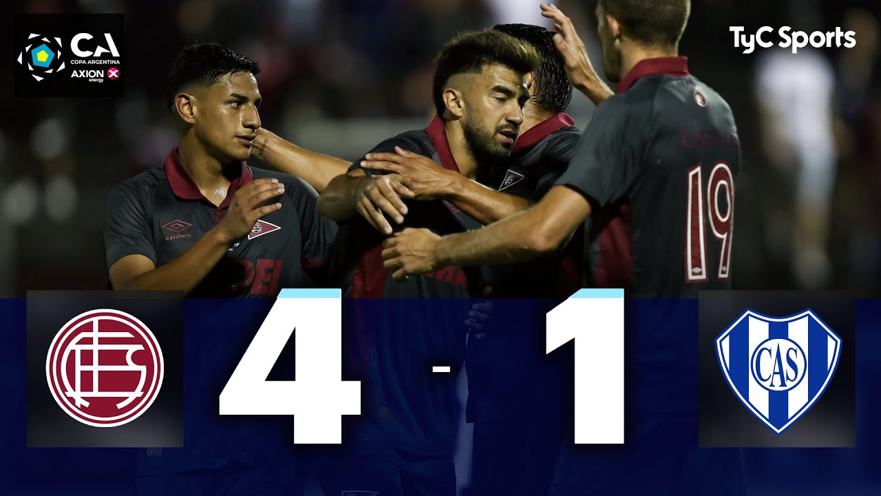 CA Lanús vs CA Sarmiento de la Banda Highlights