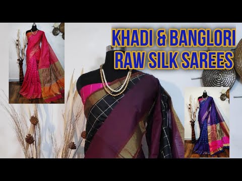 F2-Fashion Factory || Khadi and Banglori Raw Silk Sarees  || Episode-14
