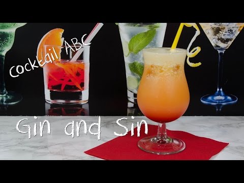 Gin and Sin - Der fruchtige Gin-Sunrise Cocktail - Cocktail ABC - G