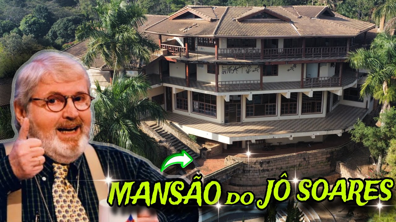 A Inacreditável Mansão Abandonada do Jô Soares Avaliada em 25 Milhões!