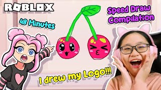 I Drew my LOGO! - ROBLOX | Speed Draw Compilation!