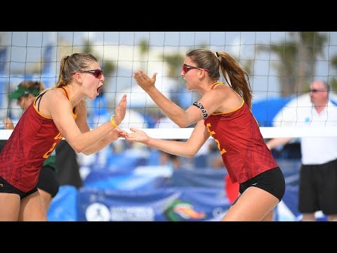 2019 NCAA Beach Volleyball Championship: USC tops Pepperdine to remain alive in contender's bracket