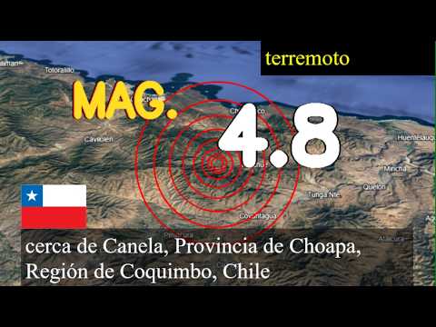 😱🚨  Terremoto cerca de Canela, Provincia de Choapa, Región de Coquimbo, Chile actualizaciones en viv