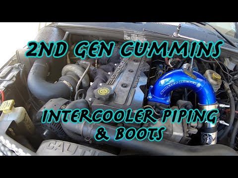 2nd Gen Cummins Intercooler Piping and Intake Elbow 2001 Ram 2500 24V