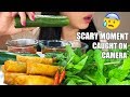 ASMR FIRECRACKER PRAWN EGG ROLLS LETTUCE WRAP Scary Moment Caught On Camera ASMR Phan